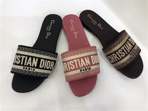 women christian dior slippers price original|christian dior slippers for women.